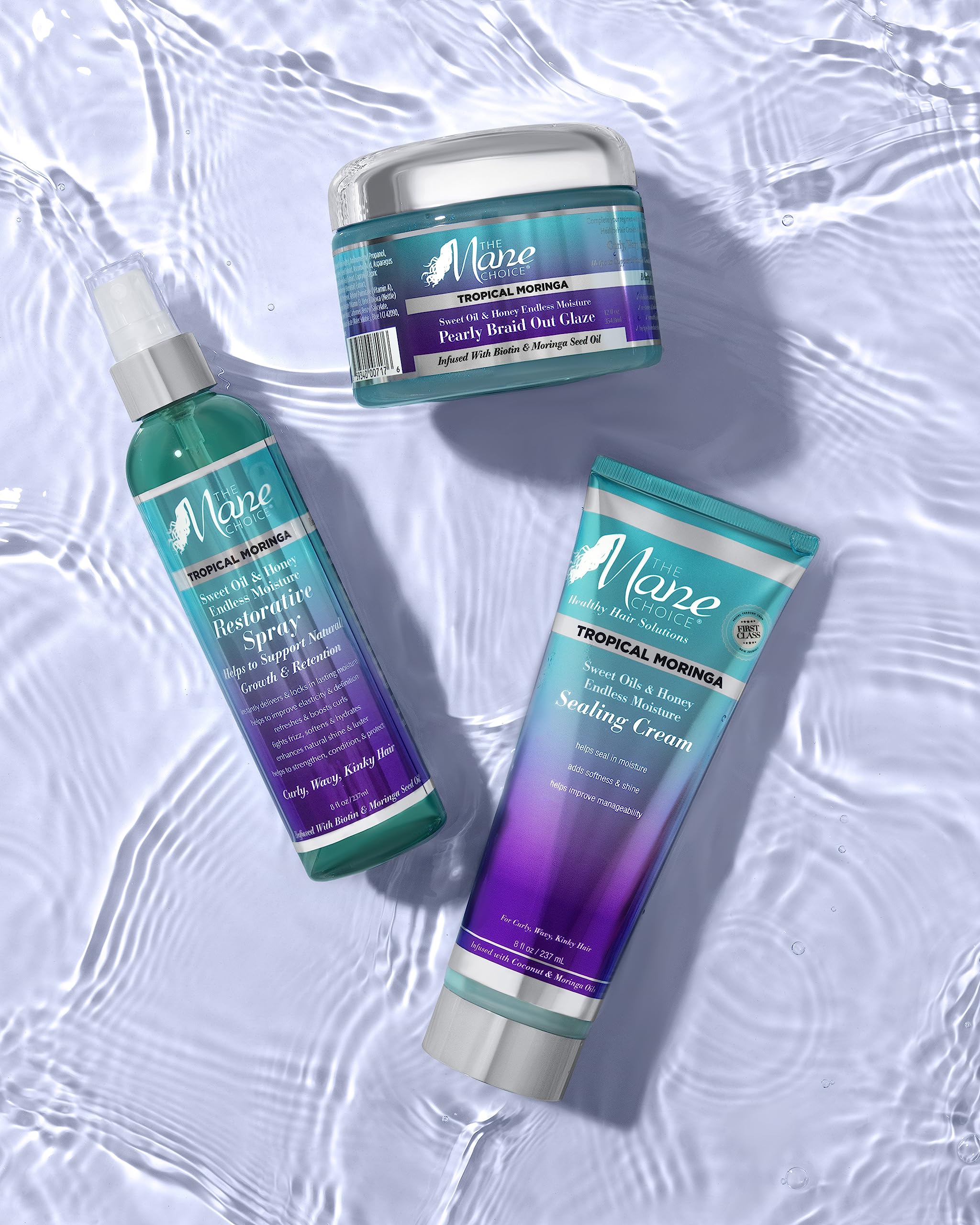 The Mane Choice daily-use packaging image communicates routine-friendly support for ongoing hydration.