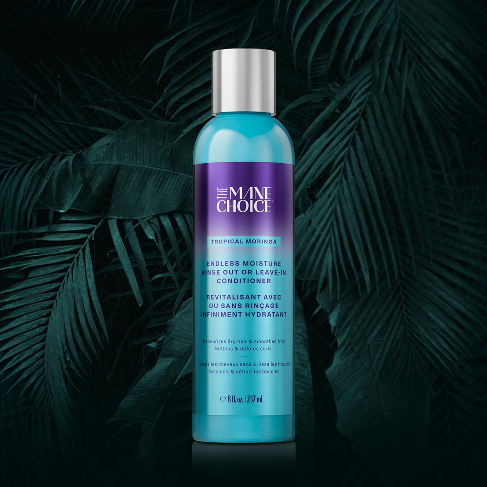The Mane Choice Tropical Moringa Sweet Oil & Honey Endless Moisture, aplicación diaria: mejor manejabilidad