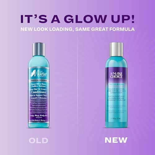 The Mane Choice Tropical Moringa Sweet Oil & Honey Endless Moisture, textura cremosa: desenreda y suaviza