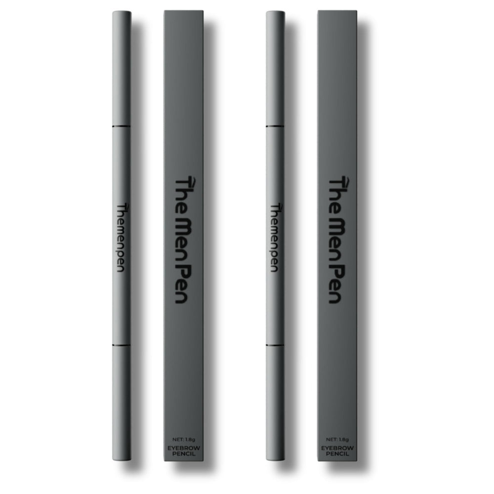 The Men Pen dark brown eyebrow pen pack-2 for precise, long-wear color