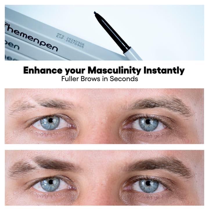 The Men Pen waterproof beard filler pack-2 for all-day moustache definition