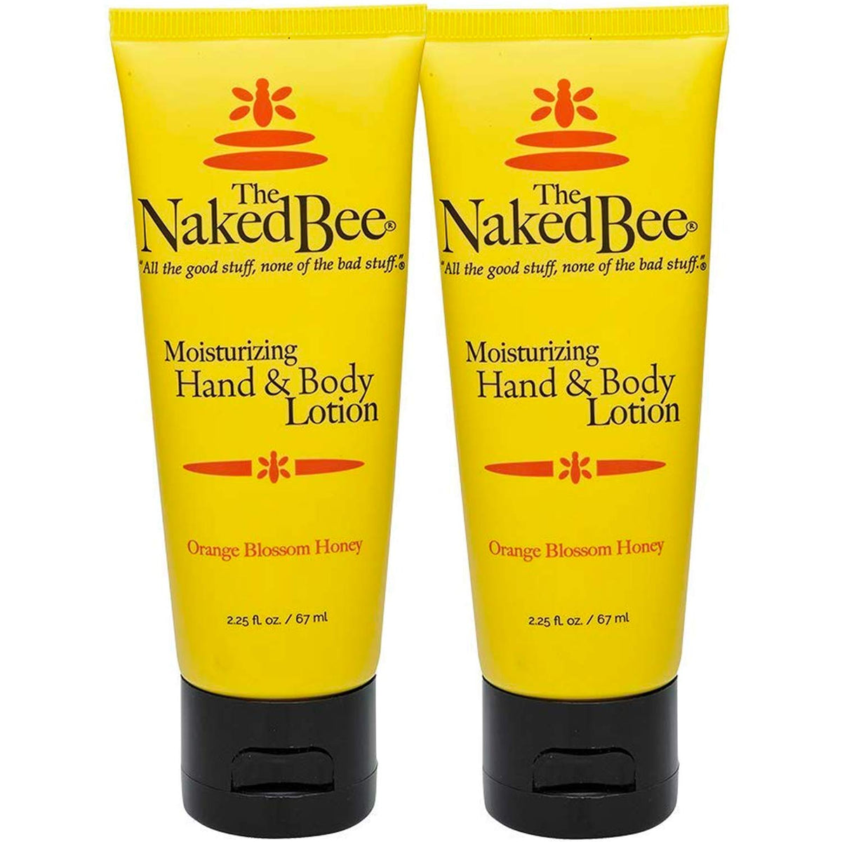 The Naked Bee crema-manos en botella con aroma de flor de azahar para hidratación suave