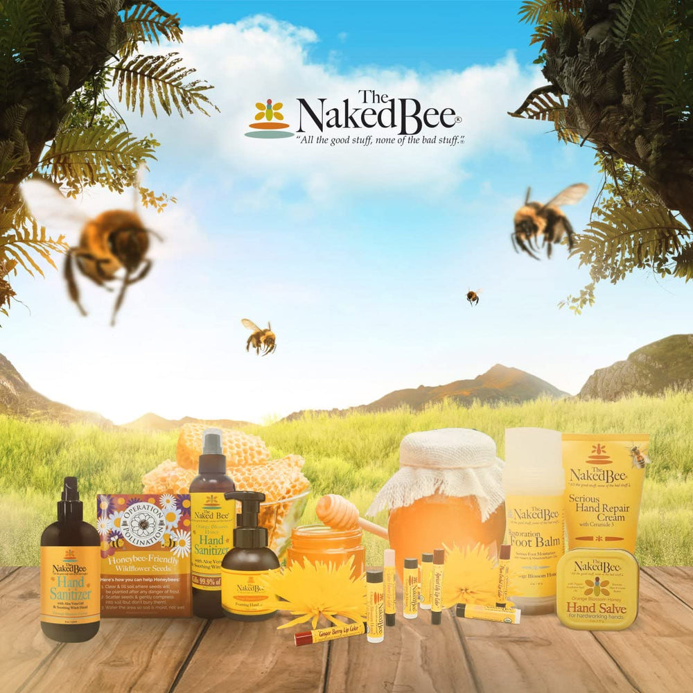 Etiqueta The Naked Bee libre de parabenos y pruebas en animales