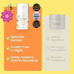 The Natural and Organic Family crema infantil con fresa y arándano para calmar.