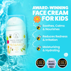 The Natural and Organic Family crema infantil, textura suave para aplicar.