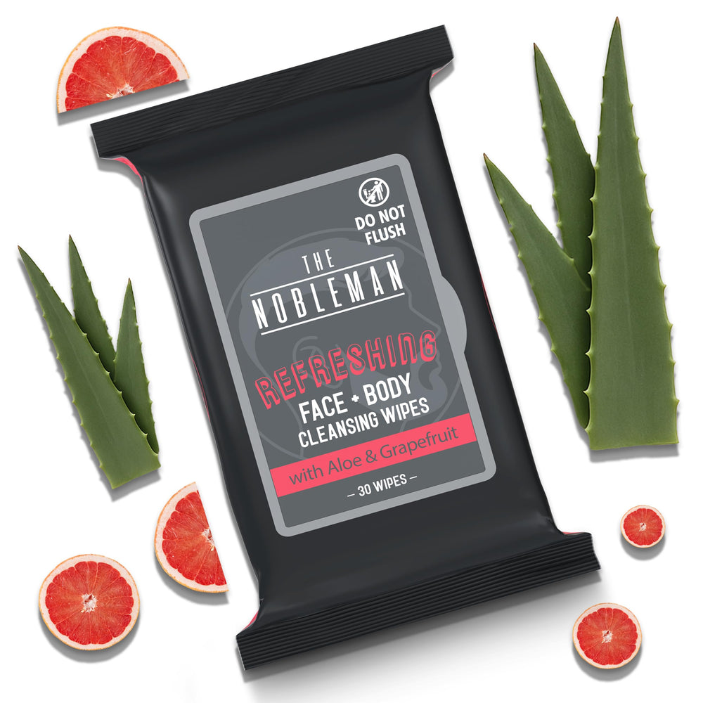 The Nobleman toallitas con efecto refrescante para rostro y cuerpo en cualquier ocasión.
