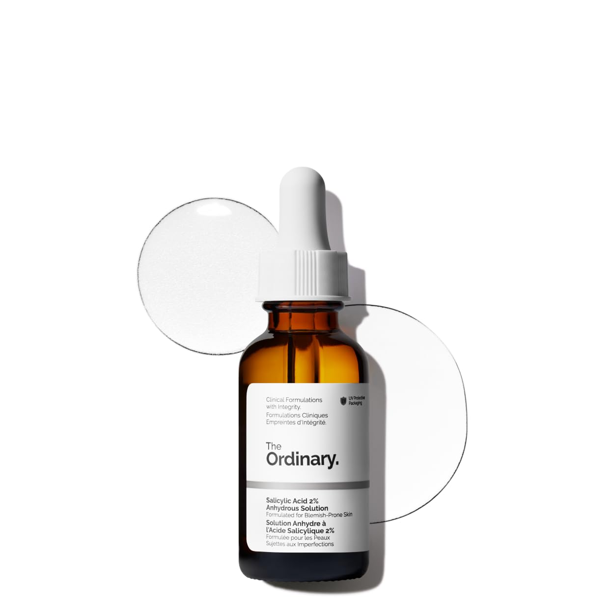 The Ordinary acido salicilico 2% en botella muestra liberacion suave para piel propensa a imperfecciones