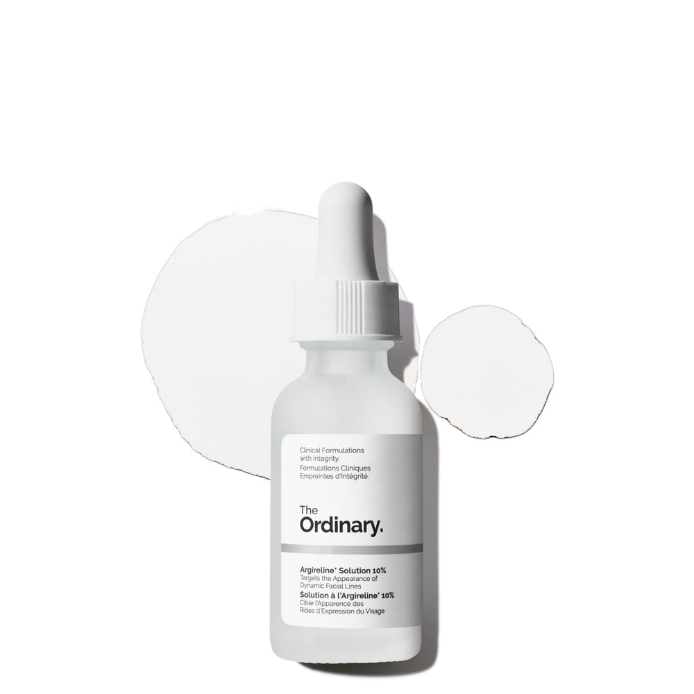 The Ordinary Argireline Solution 10% targets forehead wrinkles for a smoother look