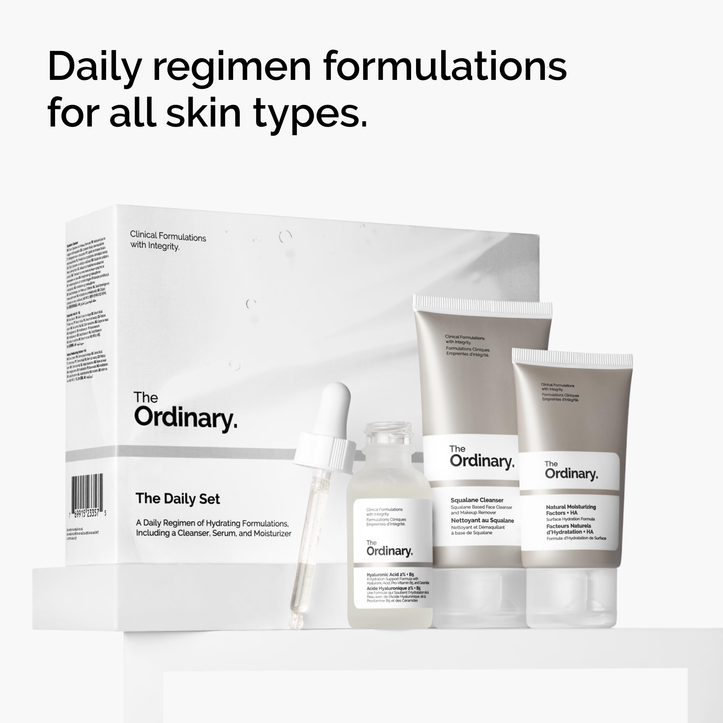 The Ordinary Daily Set: crema hidratante para fortalecer la barrera cutánea.