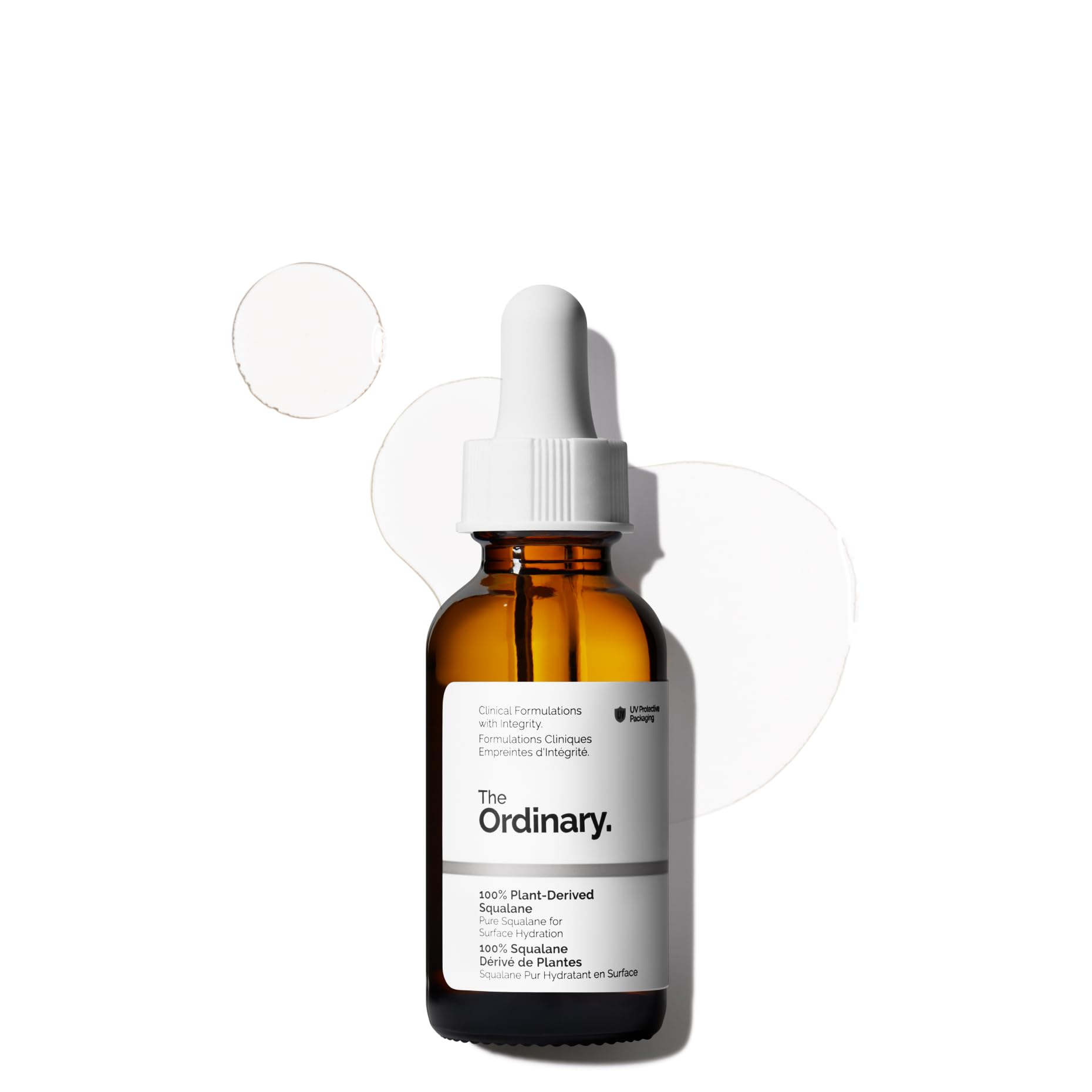 The Ordinary escualano derivado de planta ofrece absorción rápida para piel suave