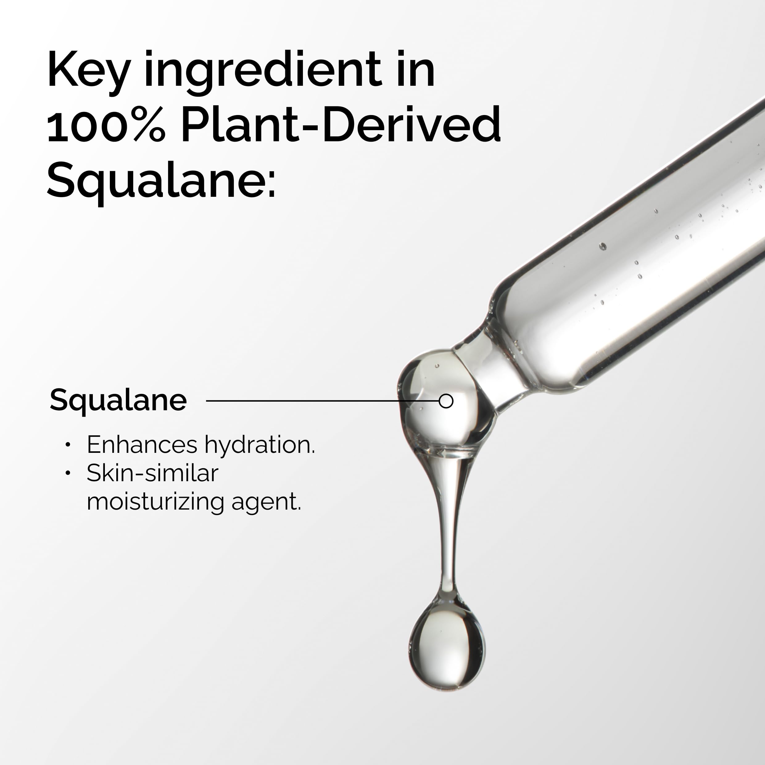 The Ordinary escualano derivado de planta hidrata la piel con ligereza