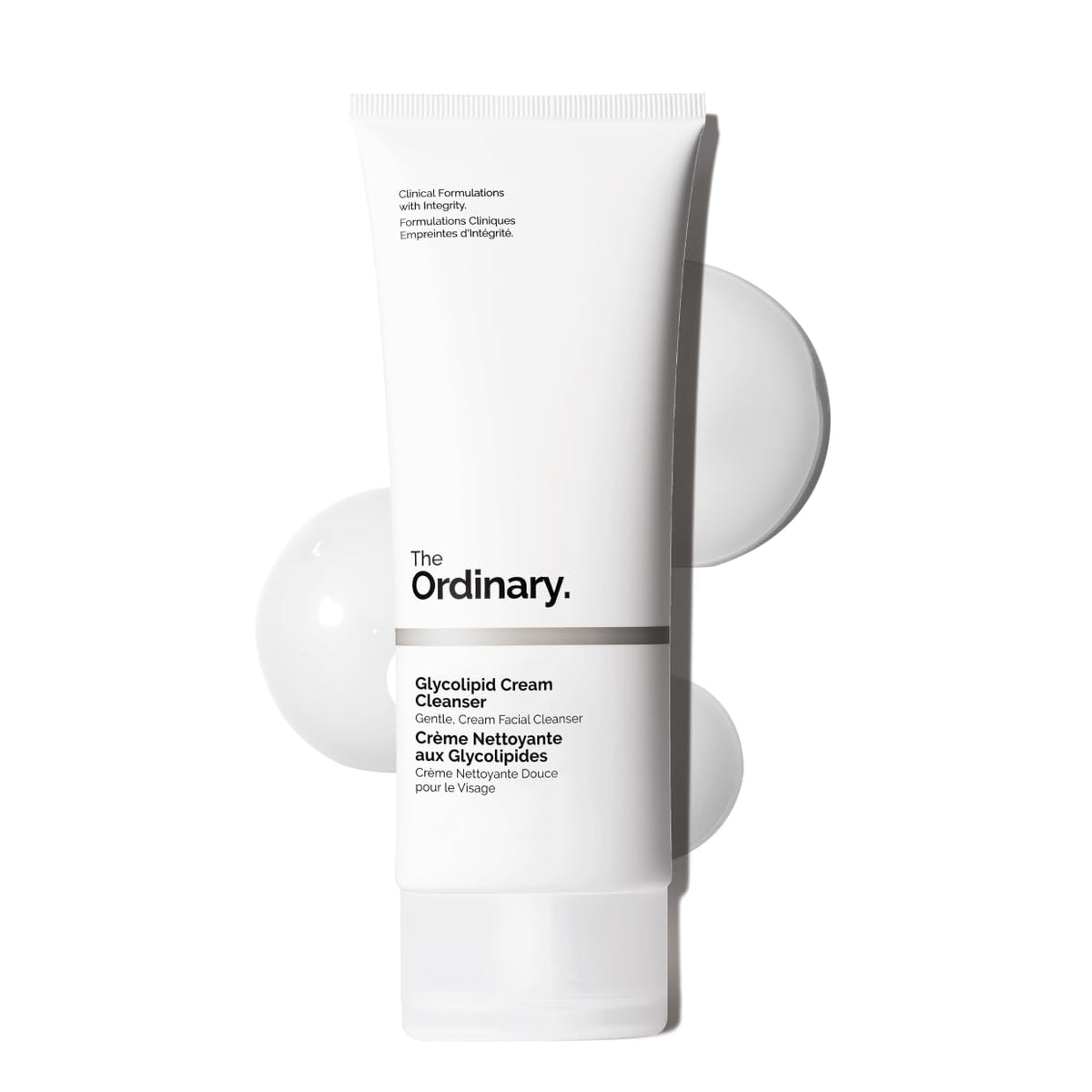 The Ordinary Glycolipid Cream Cleanser: botella para limpieza suave del maquillaje