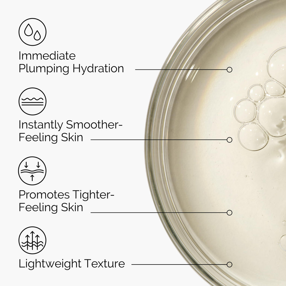 The Ordinary Hyaluronic Acid 2% + B5 swatch shows smooth, lightweight consistency