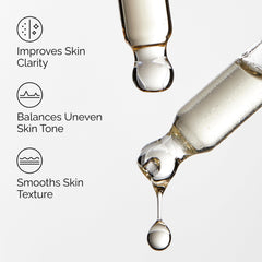 The Ordinary Mandelic Acid 10% + HA, textura uniforme y tono más equilibrado.
