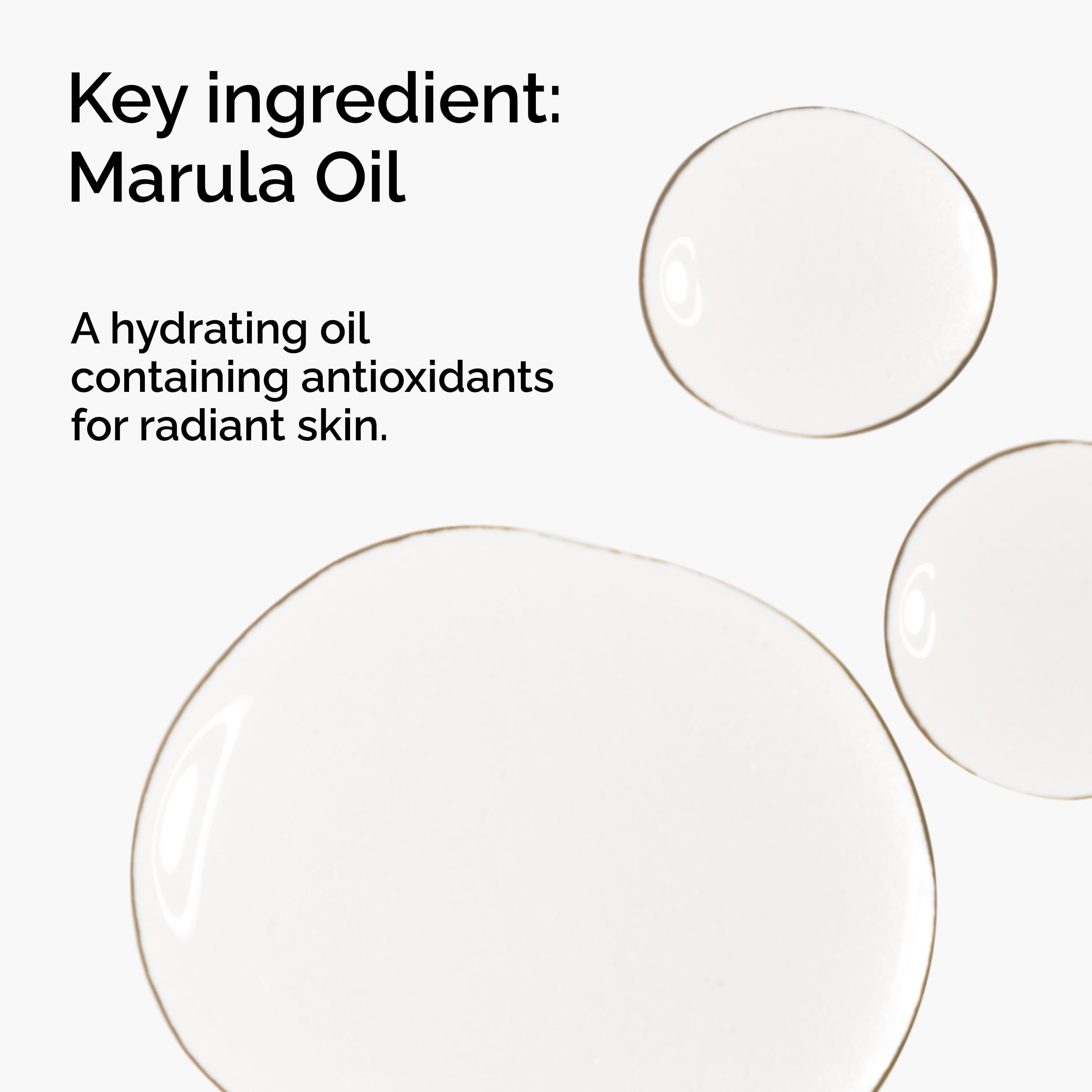 The Ordinary aceite de Marula gotea gotas, para brillo natural del cabello.