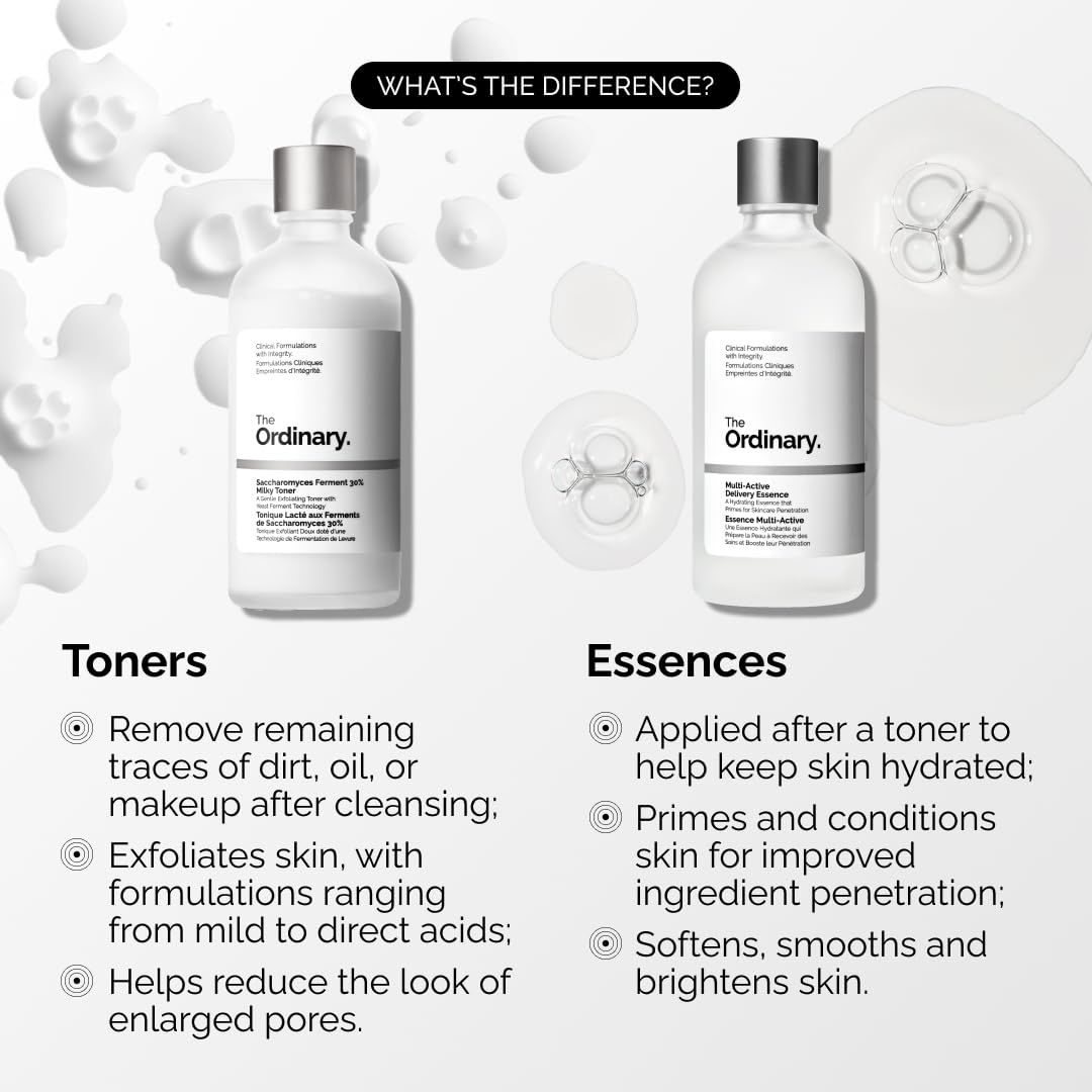 Ingredientes clave de la The Ordinary, enfocados en hidratación duradera.