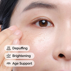 The Ordinary Multi-Peptide Eye Serum improves texture and luminosity near the eye area.