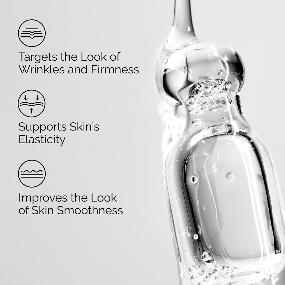 textura suave del suero The Ordinary Multi-Peptide + HA al tacto.