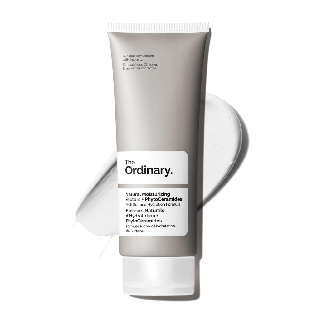 The Ordinary Natural Moisturizing Factors + PhytoCeramides en envase, hidratación profunda para piel seca