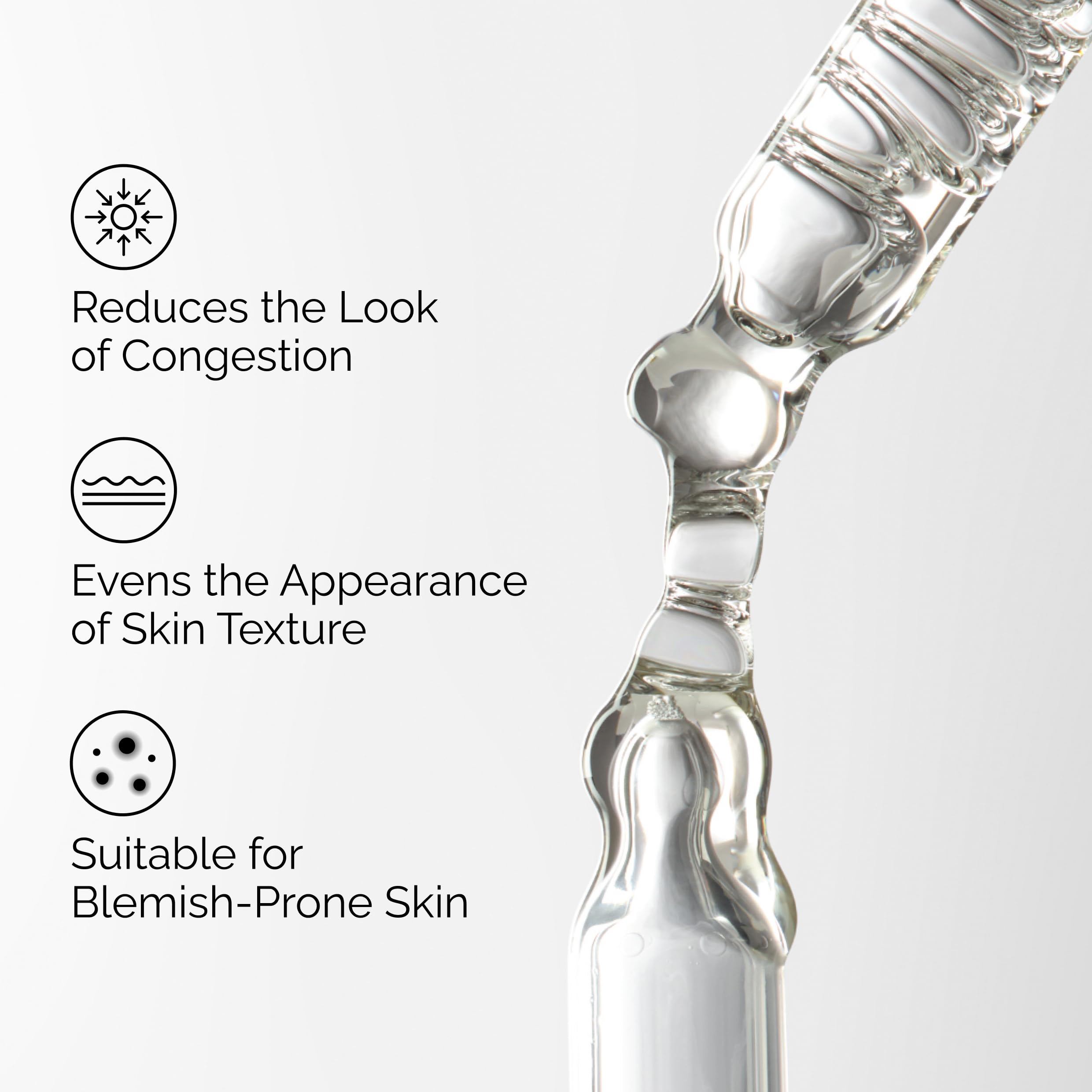 The Ordinary Salicylic Acid 2% solution demonstrates oil-soluble penetration into pores.