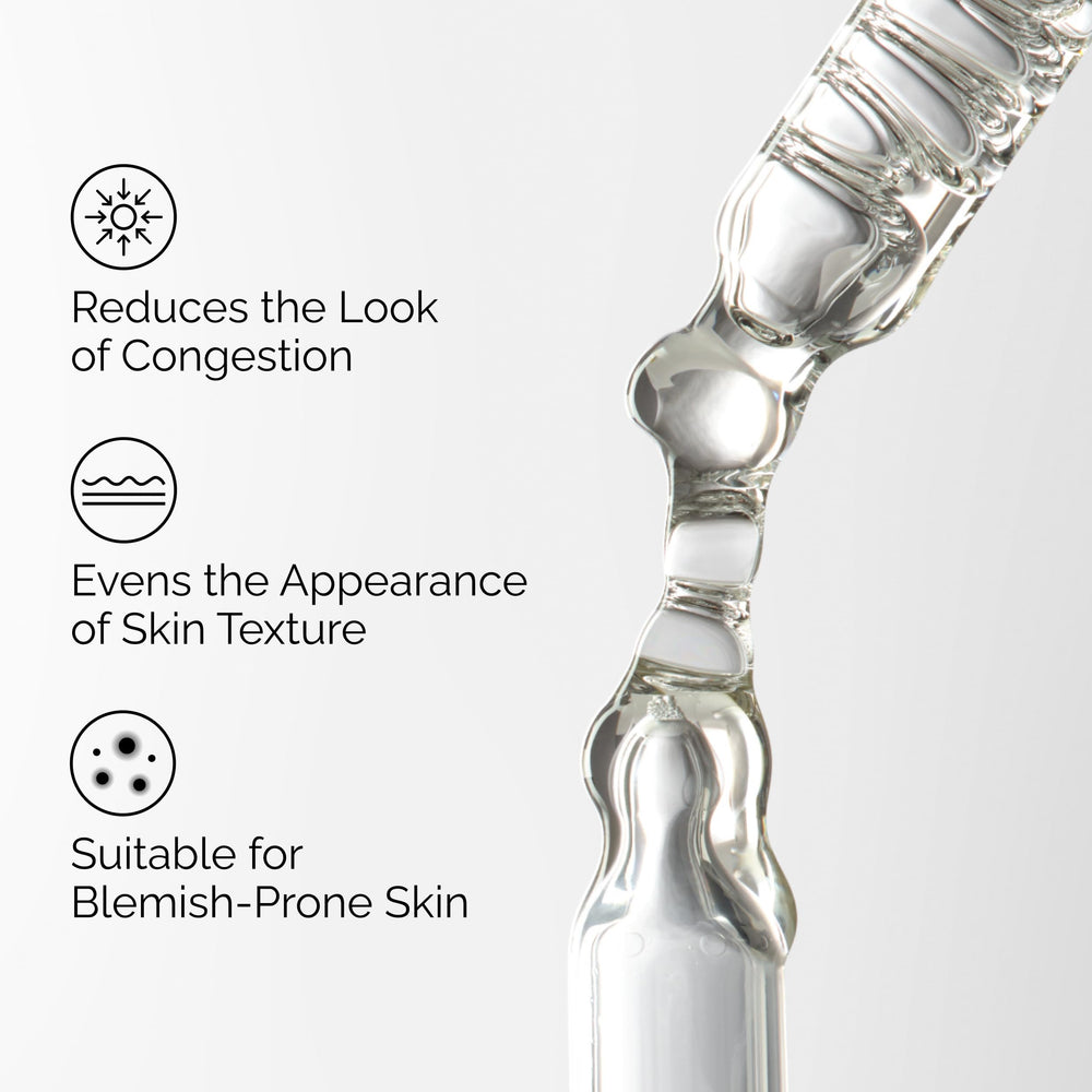 The Ordinary Salicylic Acid 2% solution demonstrates oil-soluble penetration into pores.