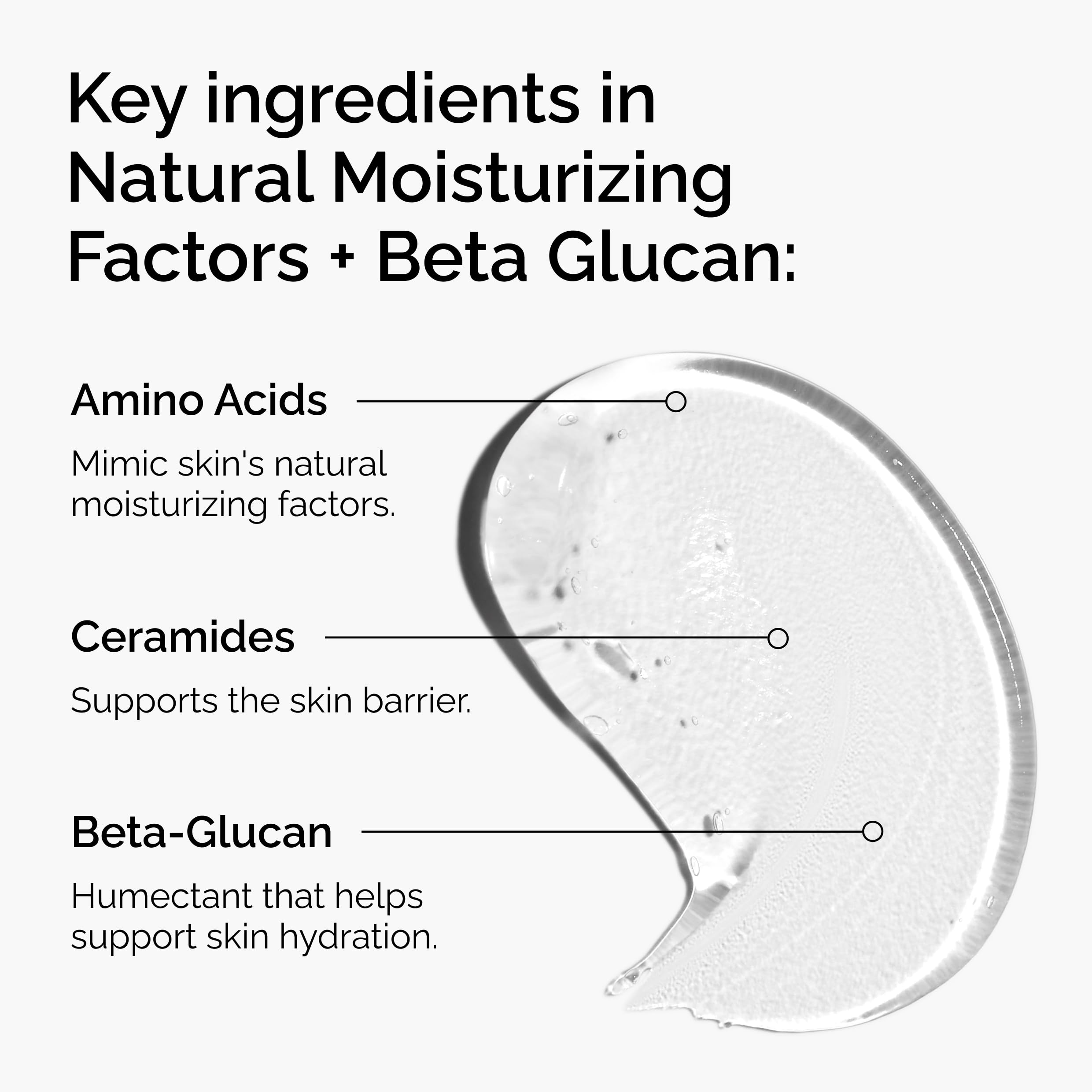The Ordinary, textura gel suave que se absorbe rápido para piel sensible.