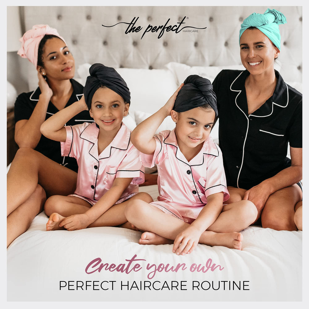 THE PERFECT HAIRCARE: toalla microfibra grande para cabello largo, cómoda y segura