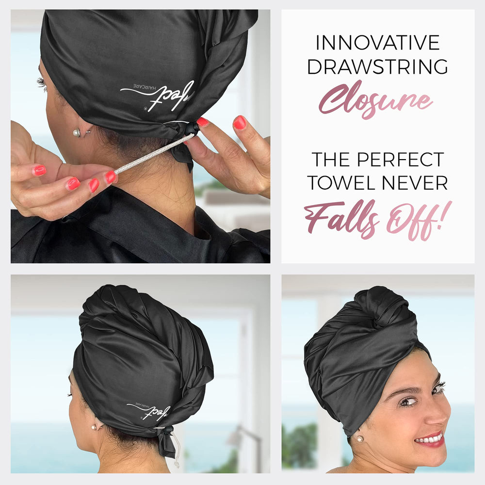 THE PERFECT HAIRCARE: toalla para plopping con microfibra suave y envolvente