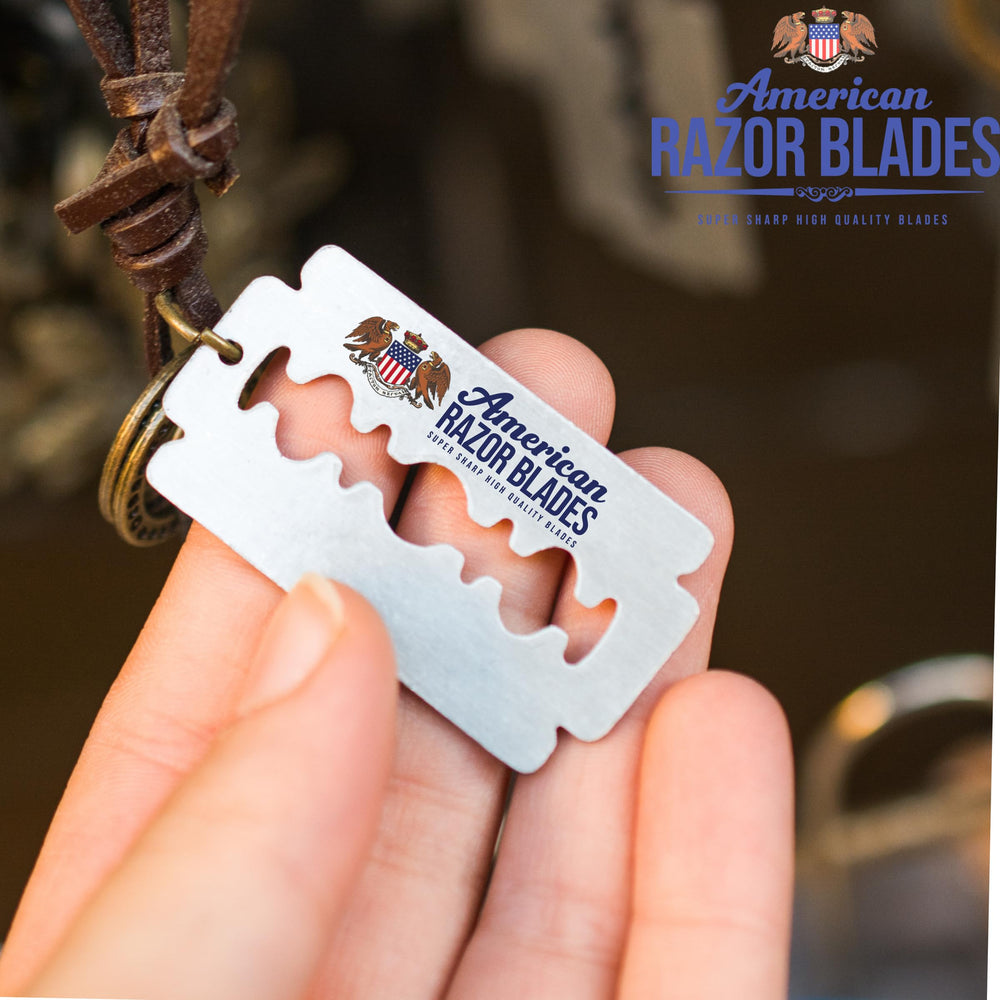 The Shave Factory American Razor Blades professional use in barber setup