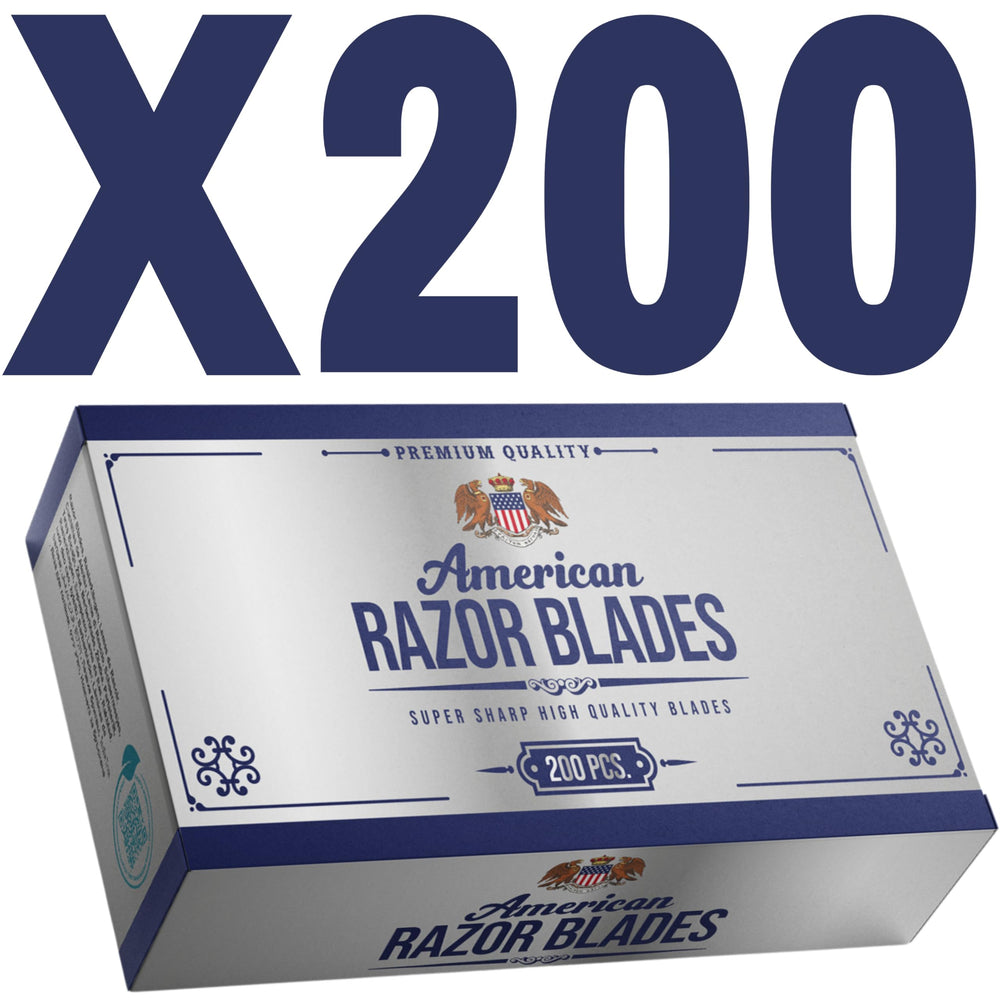 The Shave Factory American Razor Blades value pack with 100 blades ready