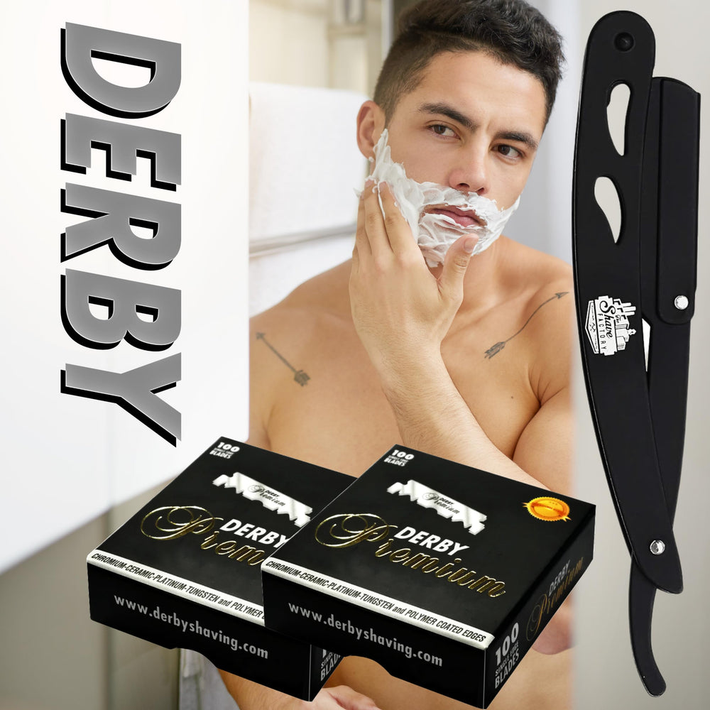100-blade carton highlights convenient stocking and consistent supply.