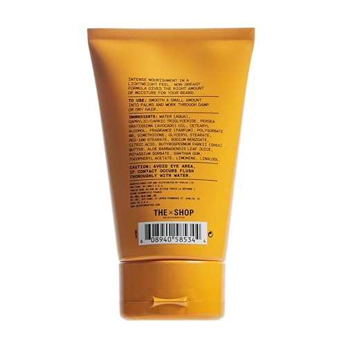The Shop beard cream application demonstrates smooth, quick grooming for frizz control