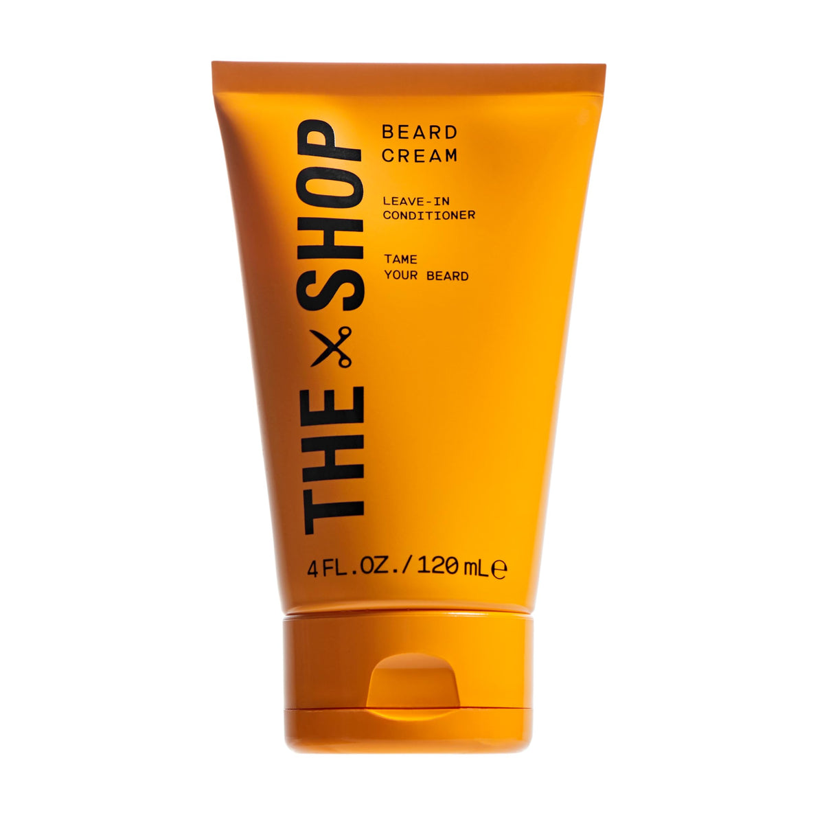 The Shop LeBron beard cream bottle highlights conditioning formula for daily use