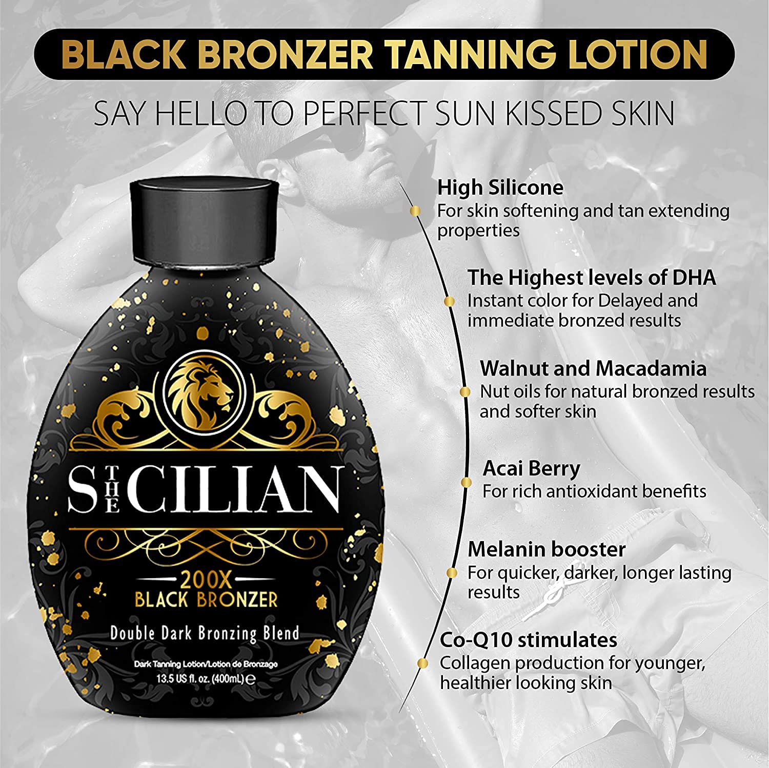 Applying The Sicilian 200X Dark Bronzer for smooth, even coverage