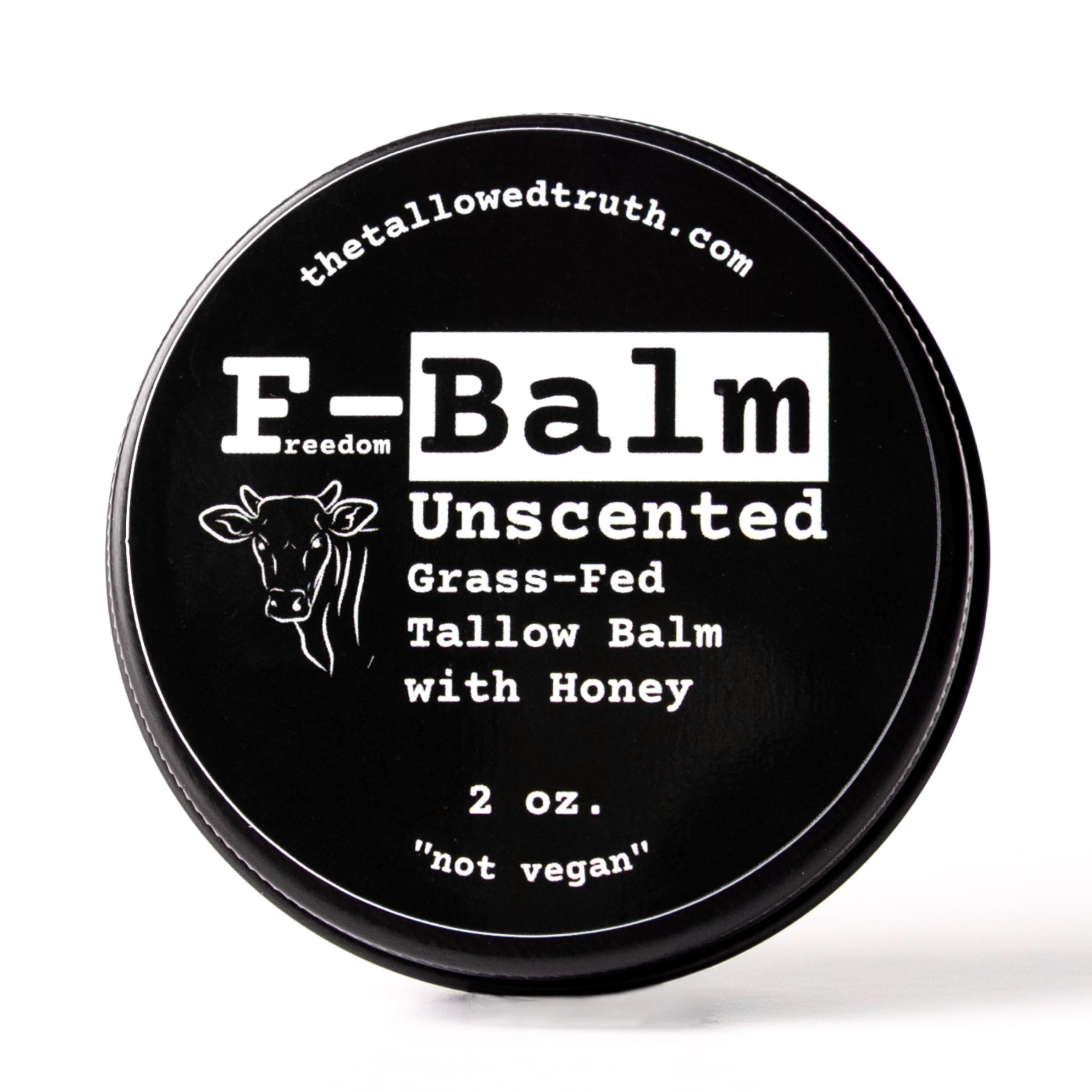 The Tallowed Truth F-Balm ingredients close-up showing nourishing tallow