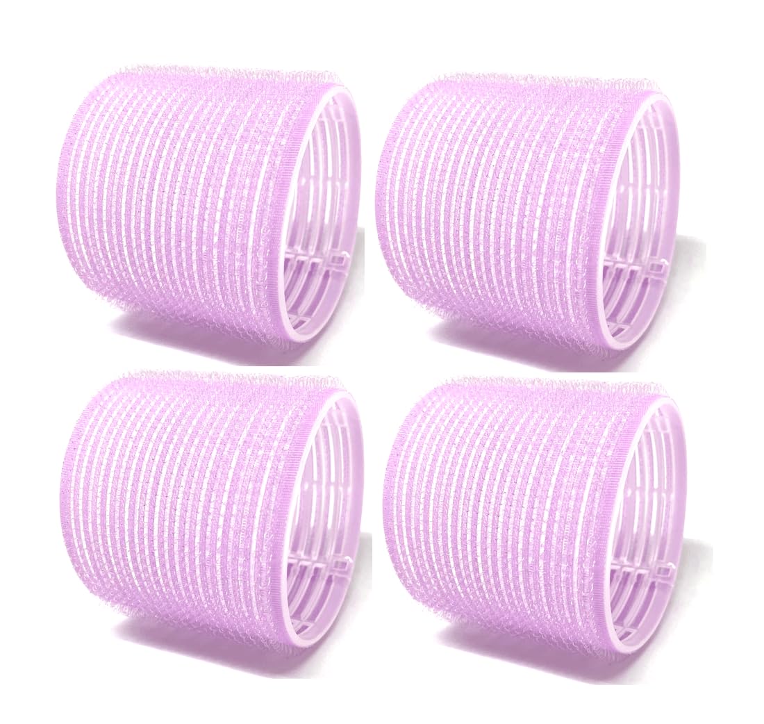 The UM24 X-Large self-stick rollers group shot create voluminous curls.