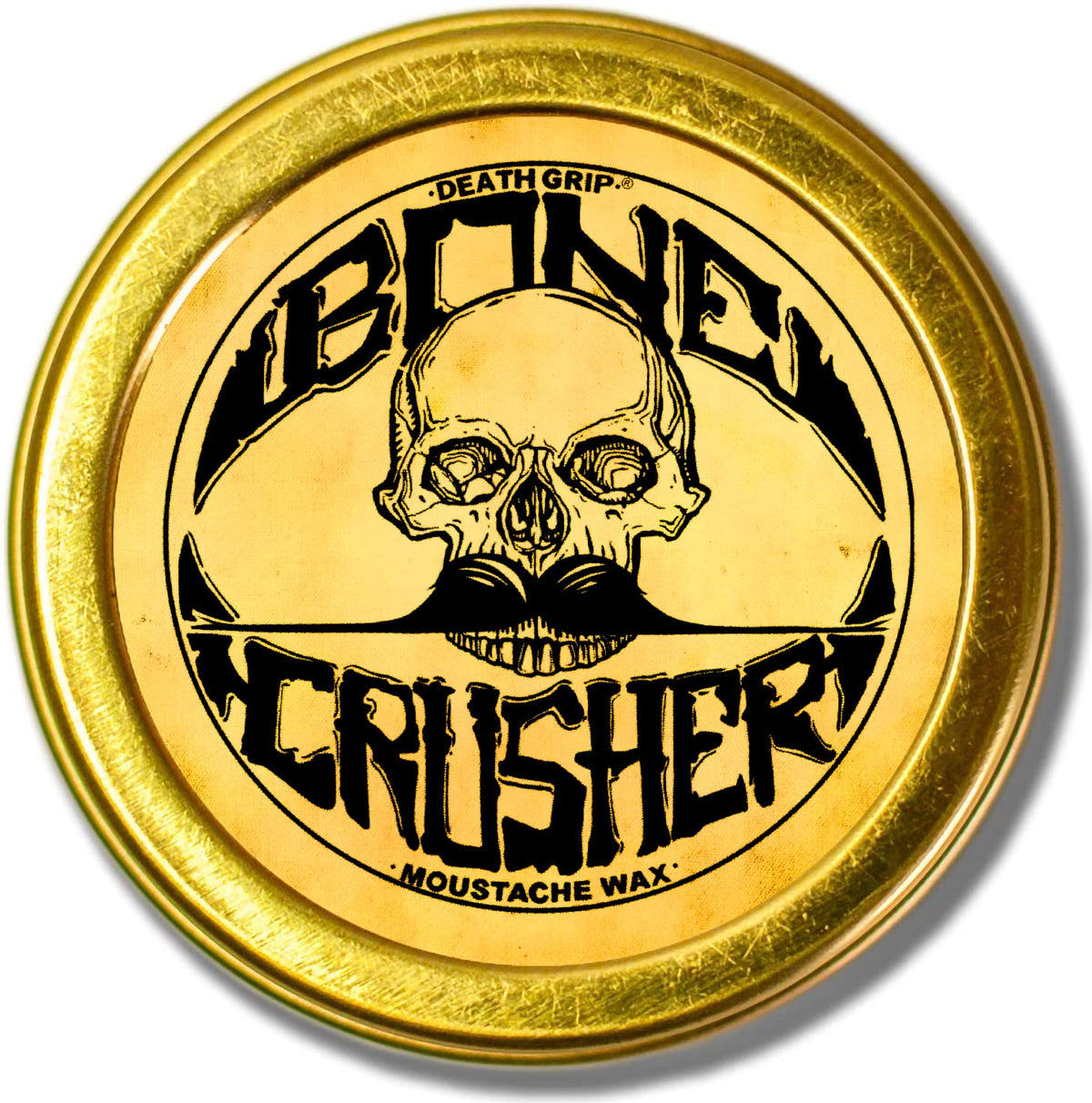 THE VINTAGE GROOMING CO Bone Crusher moustache wax 1oz tin for all-day hold and refined style.