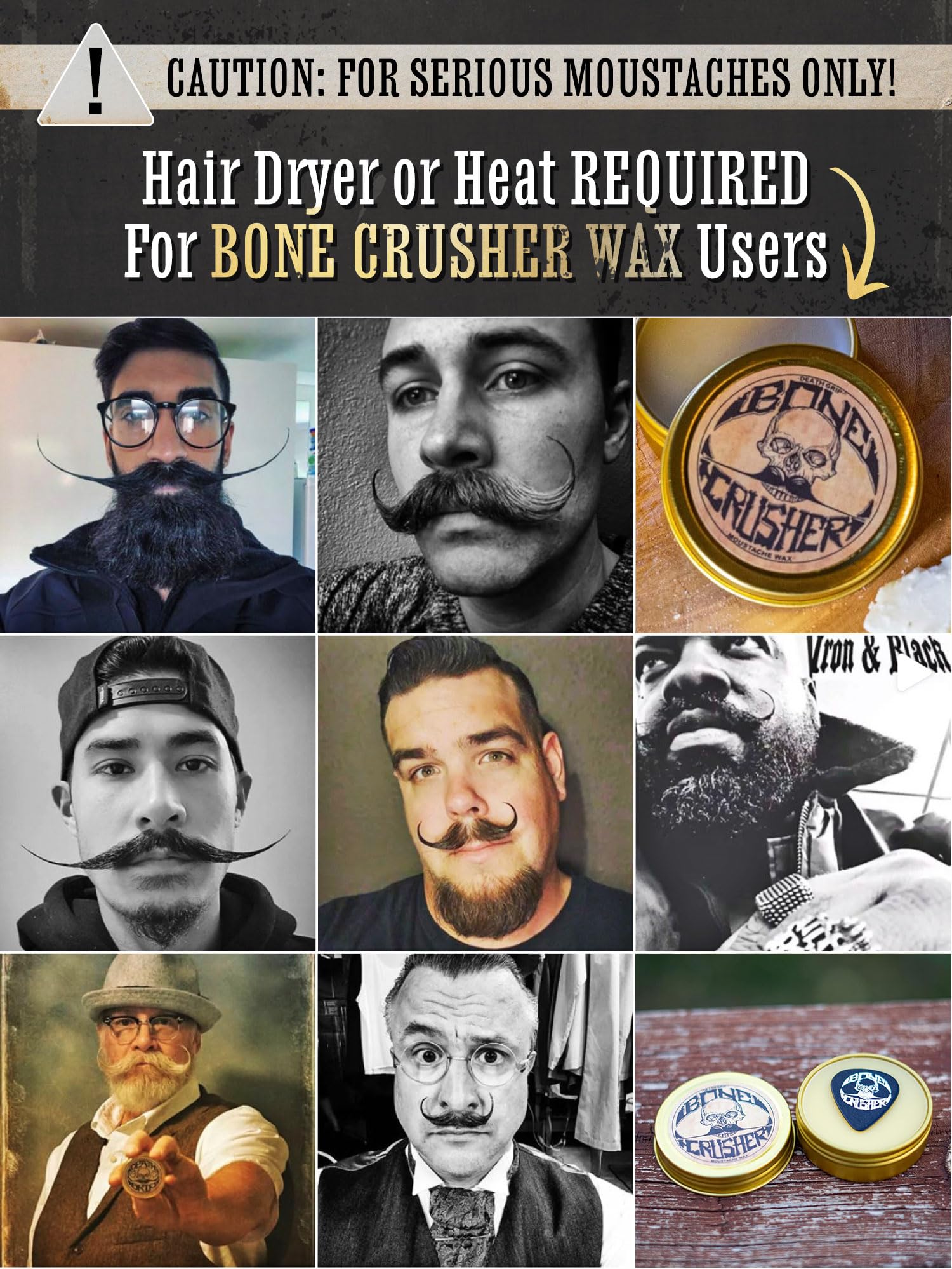 THE VINTAGE GROOMING CO Heat-source required setup for optimal softening and application.