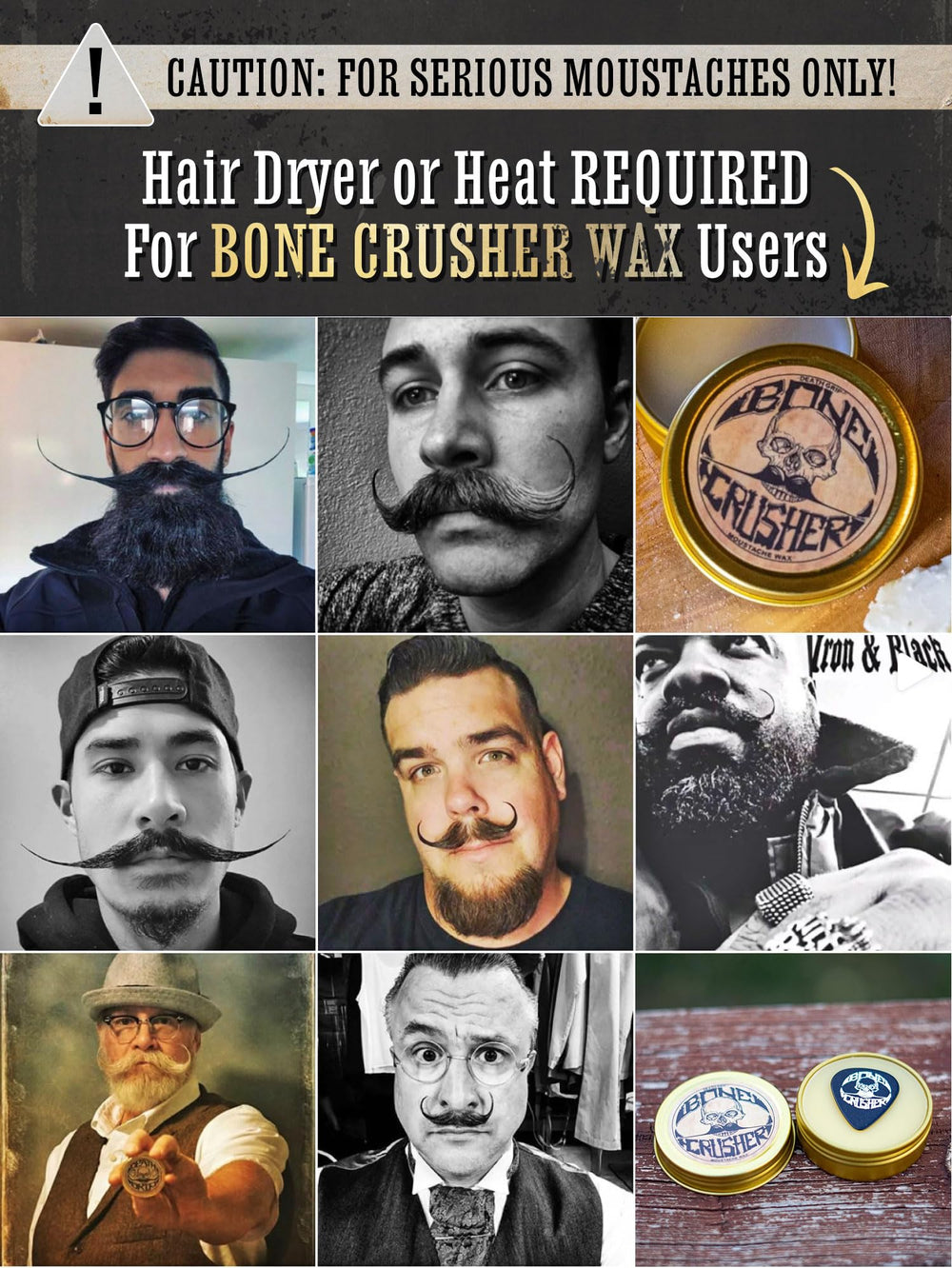 THE VINTAGE GROOMING CO Heat-source required setup for optimal softening and application.