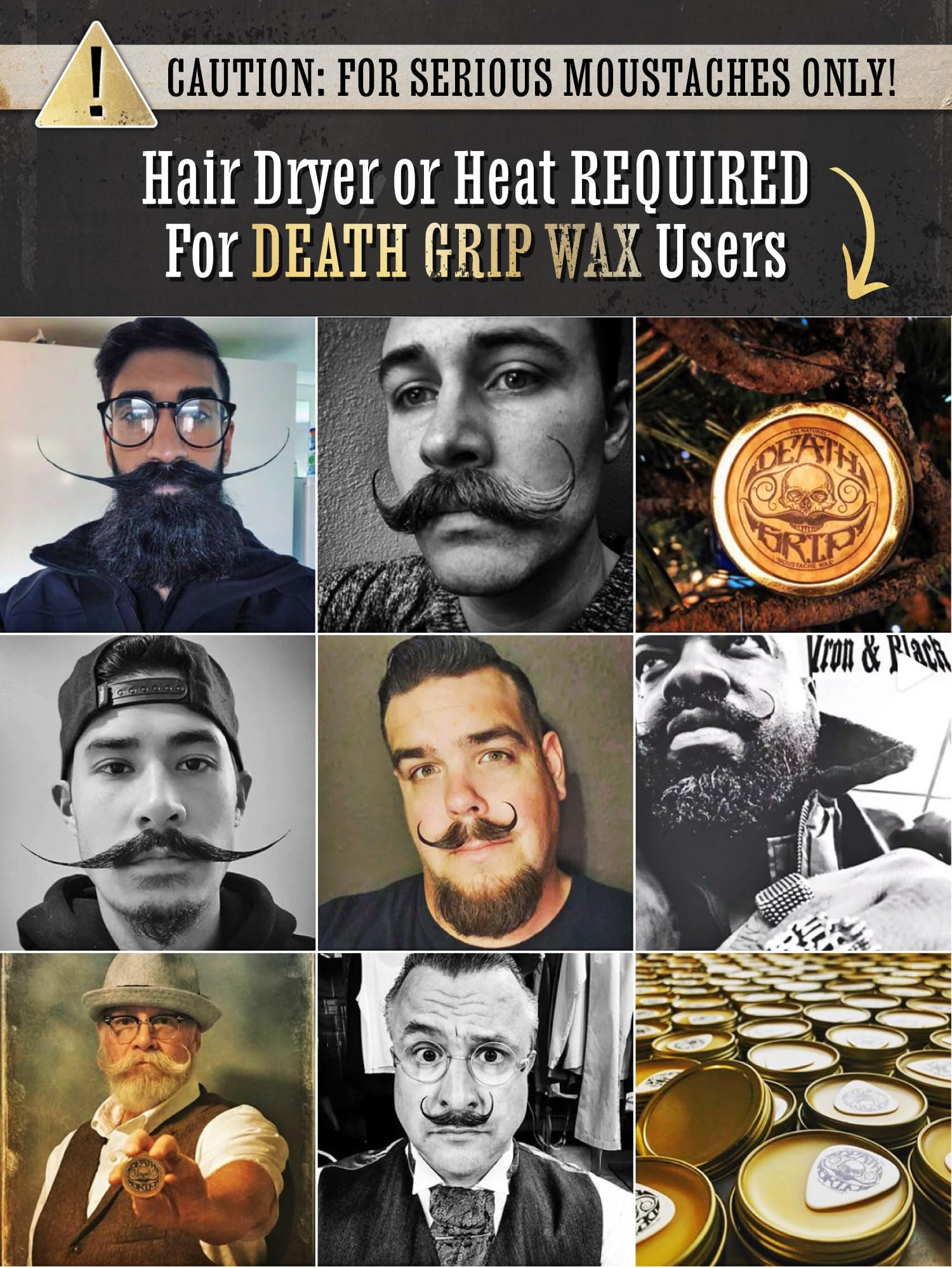 The Vintage Grooming Co USA handcrafted label emphasizes cruelty free ingredients and care.