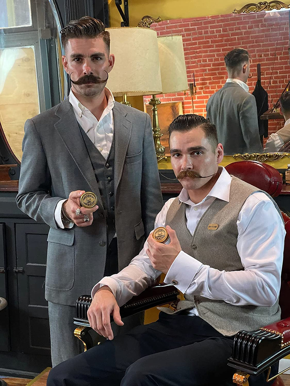 The Vintage Grooming Co veteran-owned branding appeals to loyal grooming enthusiasts.