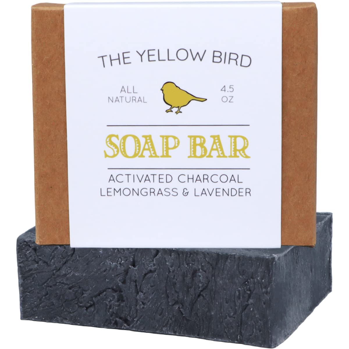 The Yellow Bird Jabon Carbon Rostro: limpieza profunda de poros para piel más clara.