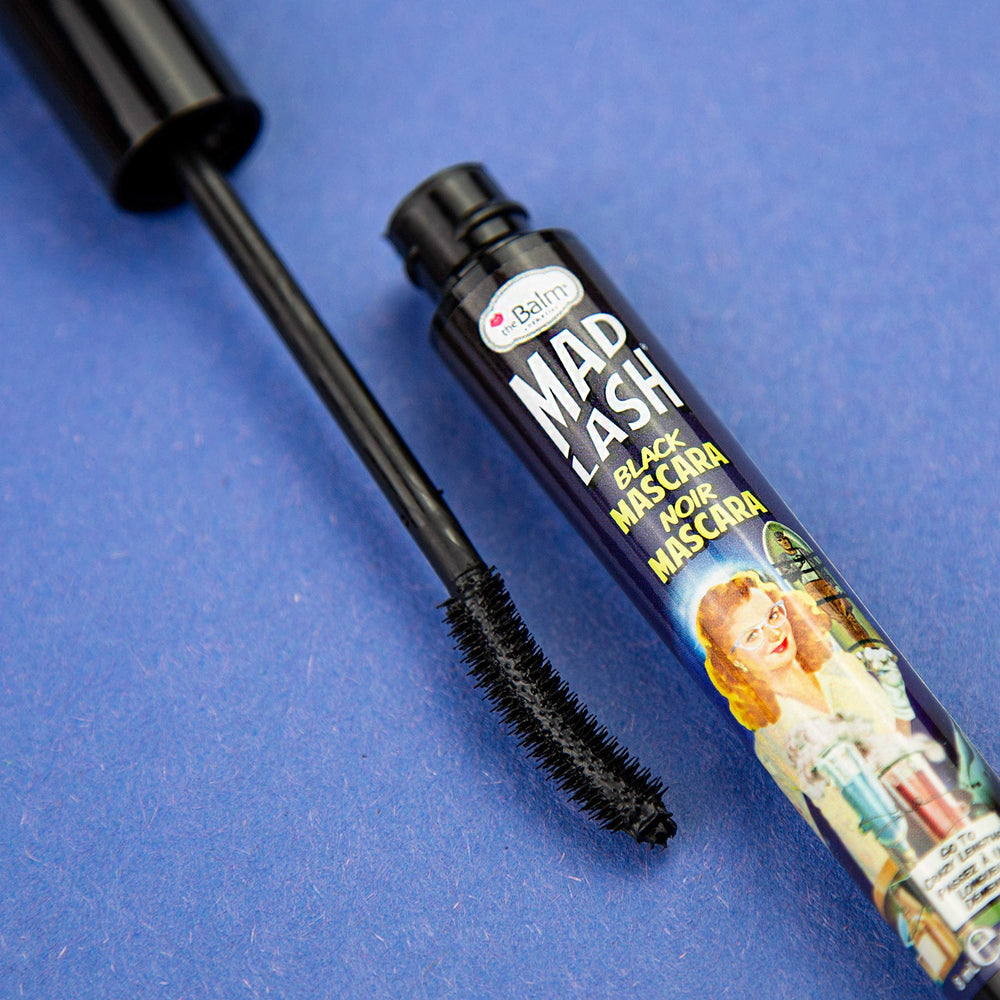 theBalm Mad Lash lashes after application showing full, multi-dimensional volume