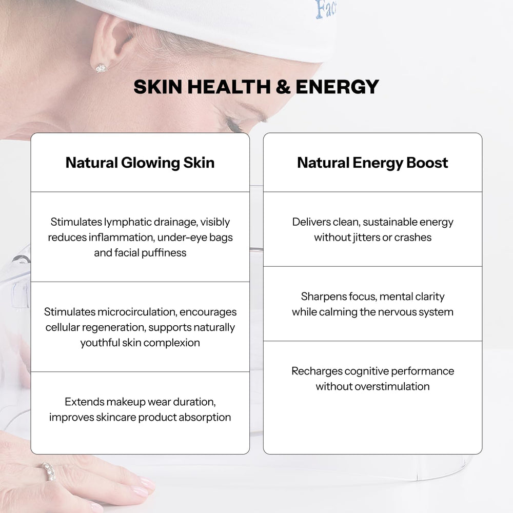 The FaceTub glow after a facial plunge, showcasing radiant skin.