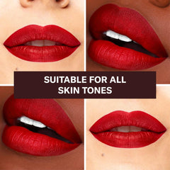 Labial líquido The Lip Bar Bawse Lady se desliza suave como brillo y seca mate