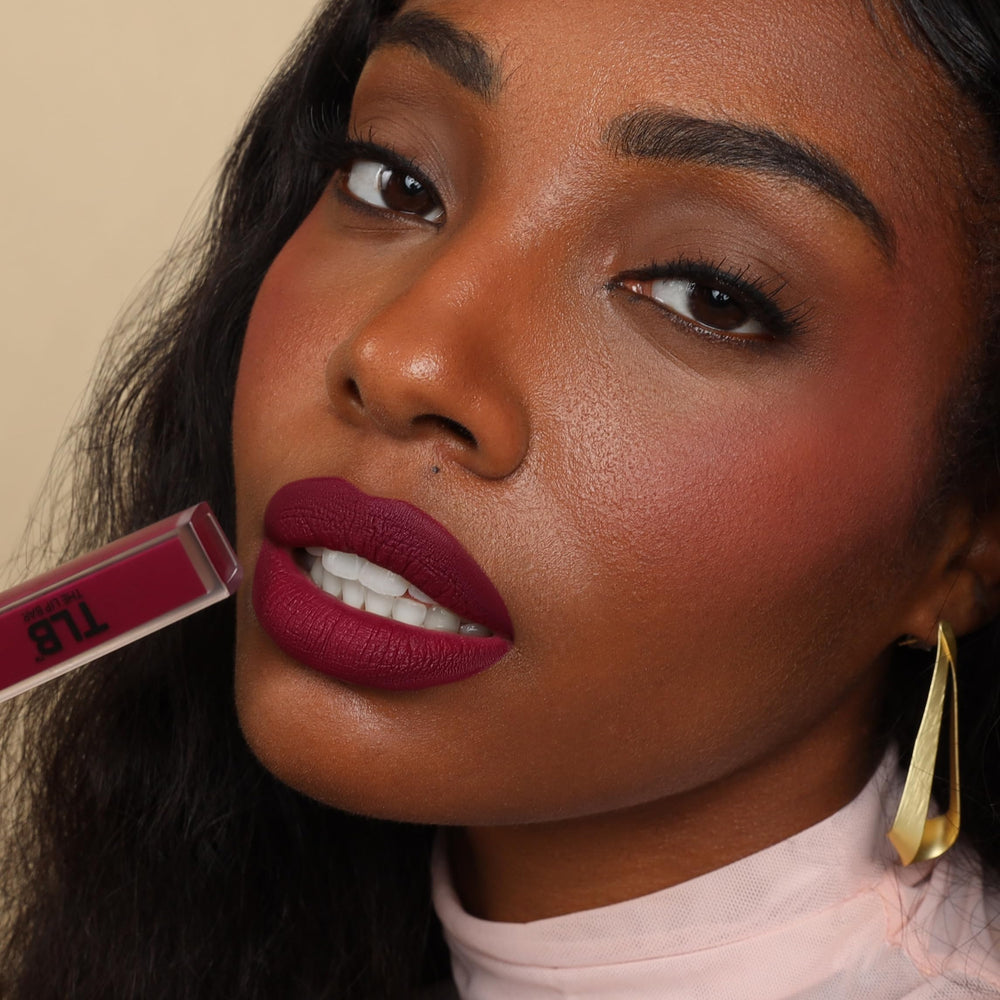 Look ombre con labial líquido matte para mayor dimensión.