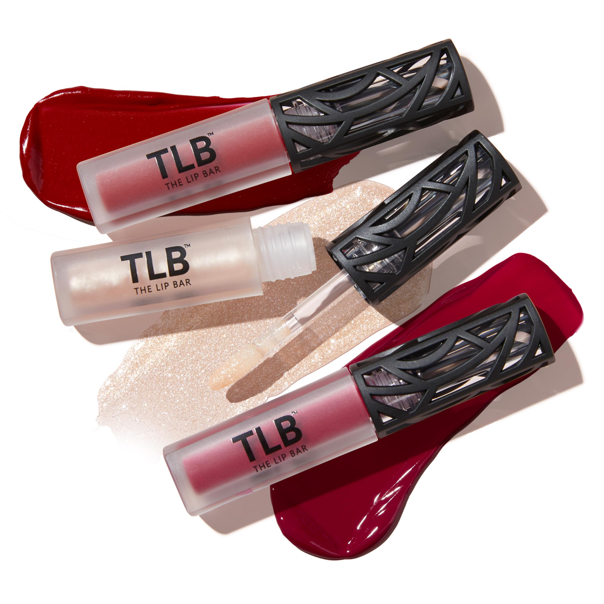 The Lip Bar Perfect Pout Mini Trio Gamechanger brillo labial para acabado jugoso y suave