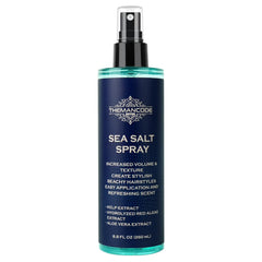 THEMANCODE spray de sal marina para cabello, aporta textura y volumen.