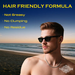 THEMANCODE texture powder matte finish for natural, non-glossy hair.