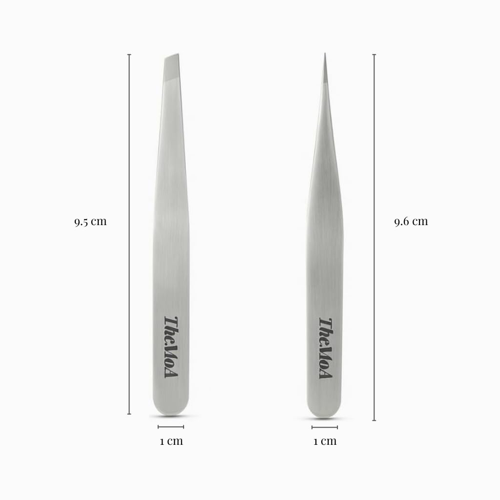 THEMOA eyebrow plucking tweezers for precise shaping and control
